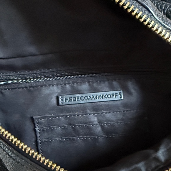 Rebecca Minkoff Bree Black Leather Crossbody Bag Fanny pack bumbag - Picture 5 of 5